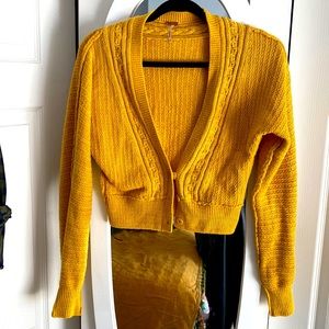 Free people crop cardigan xs